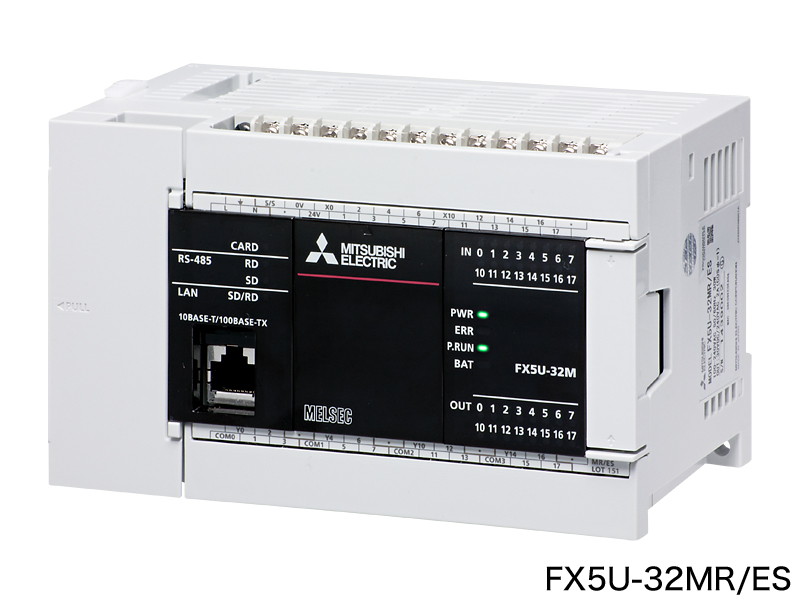 FX5U-32MR/ES 三菱16点输入16点输出继电器输出 AC220V电源